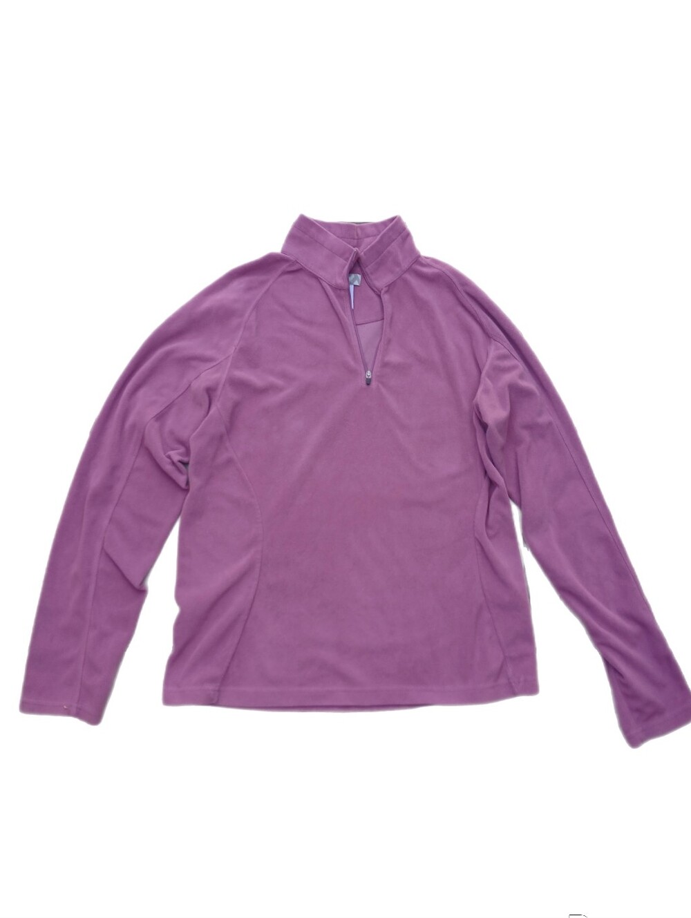 Alpine Design Women's Dust Pink Quater Zip Up Sweater | Sz Large